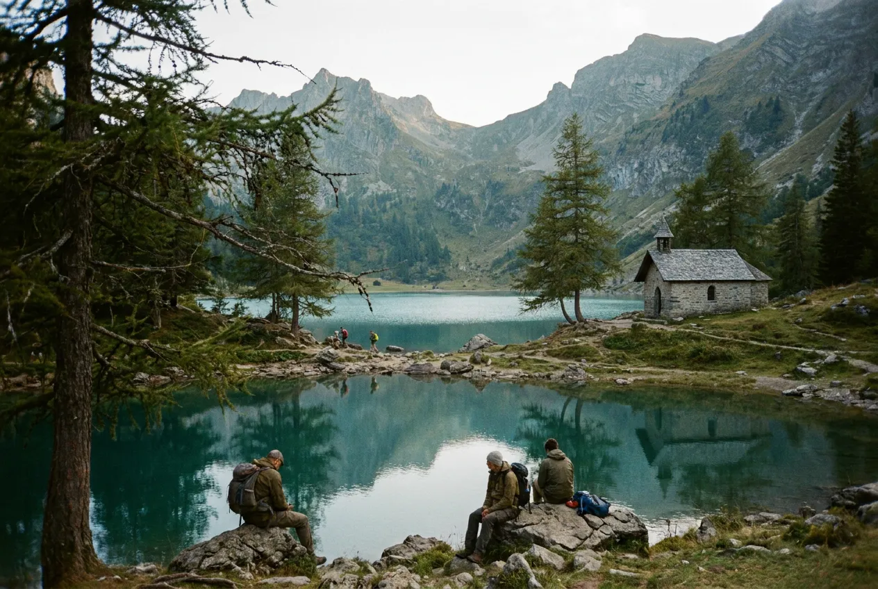 Lac d'altitude sauvage du Val Ferret
